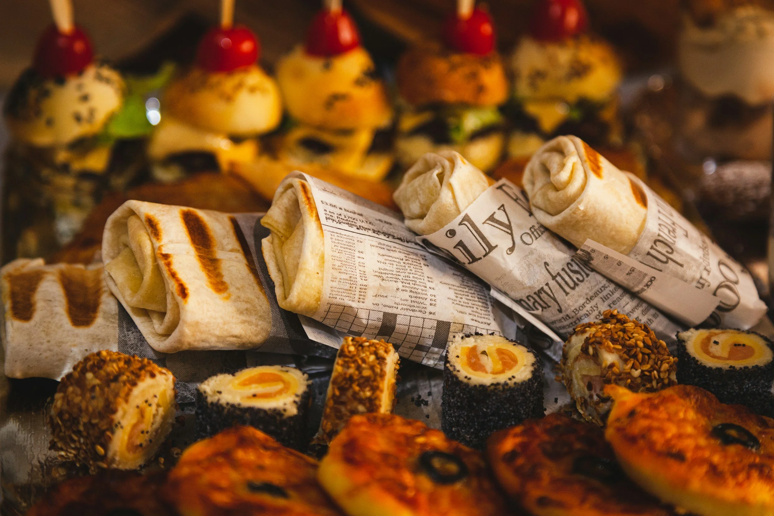 Ask about bespoke catering menus