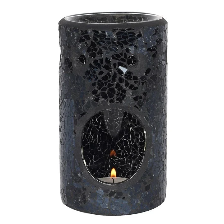 Black Crackle Pillar Oil Burner & Wax Warmer.jpg