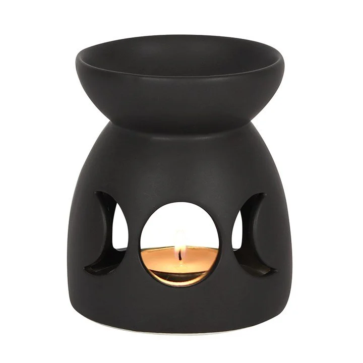 Black Triple Moon Cut Out Oil Burner.jpg