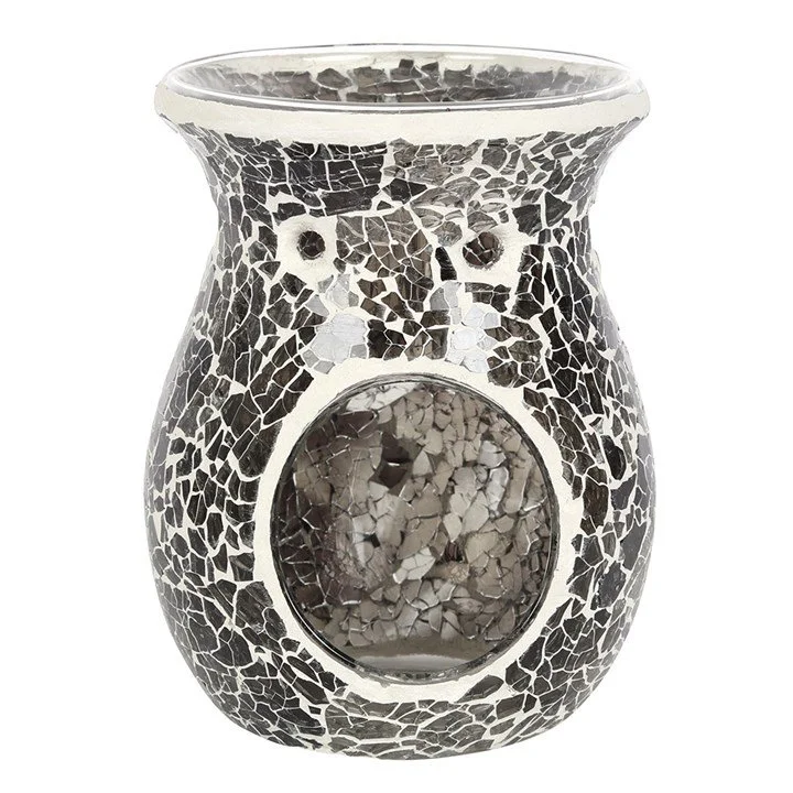 Large Gunmetal Grey Crackle Oil Burner.jpg