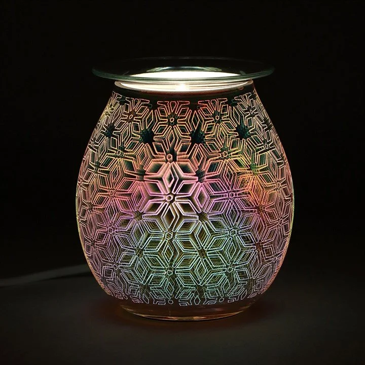 3D Geometric Flower Light Up Electric Oil Burner (UK 3-Pin Plug).jpg