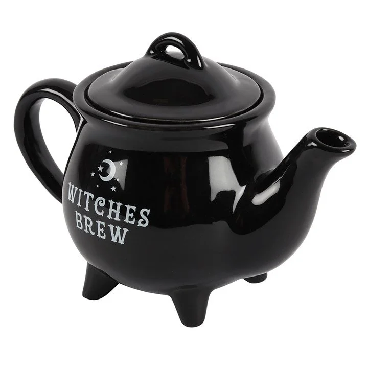 Witches Brew Black Ceramic Tea Pot.jpg