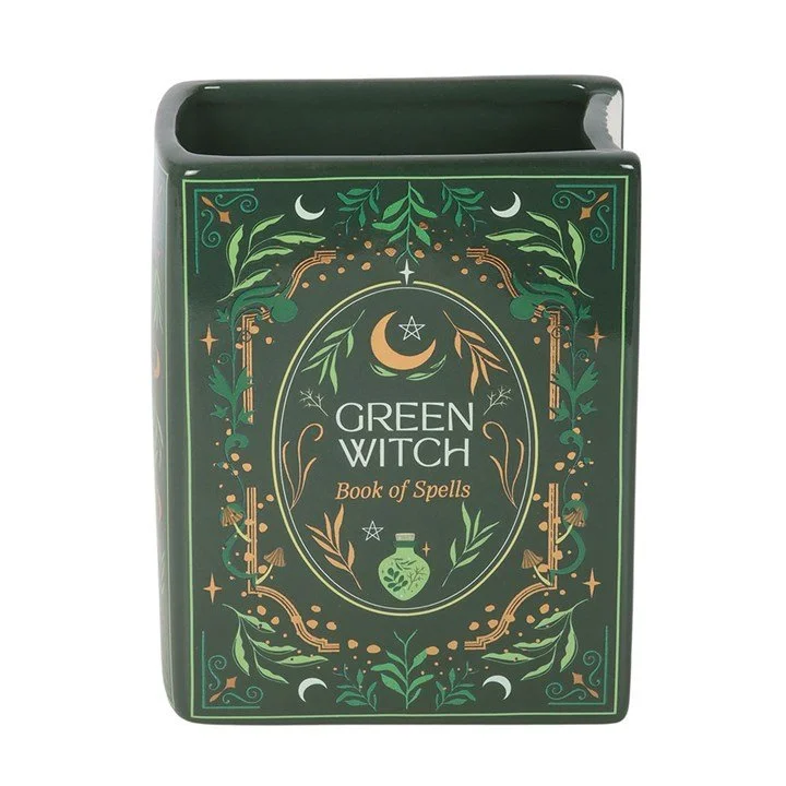Green Witch Book Shaped Vase.jpg