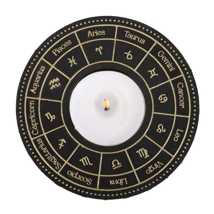 Astrology Wheel Tealight Candle Holder (top).jpg