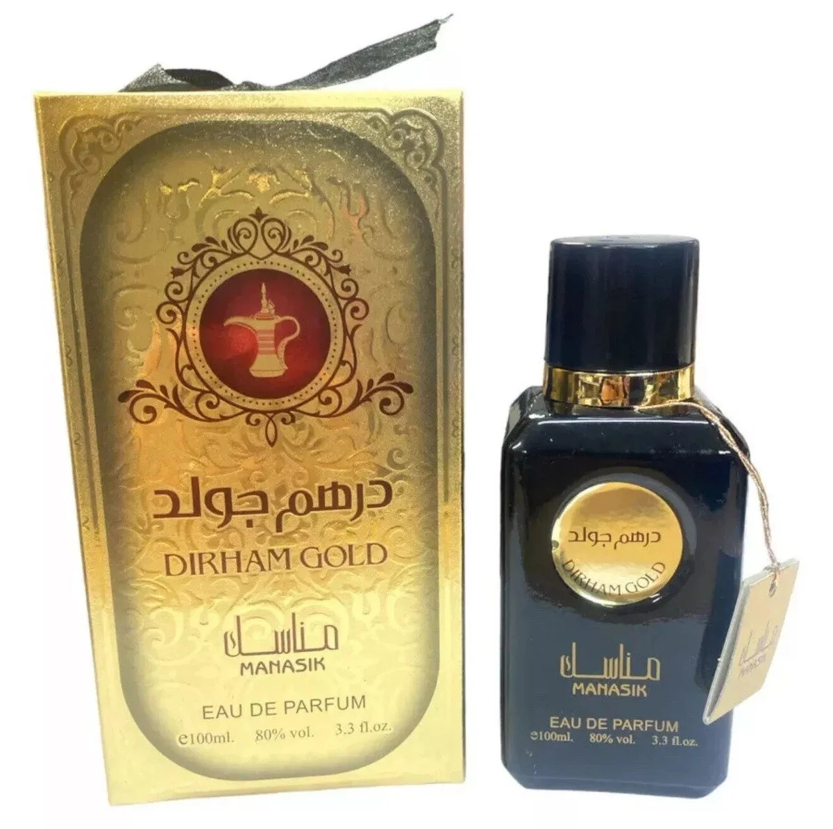 Manasik Unisex EDP Perfume 100ml - Dirham Gold (Exp -10 30).jpg