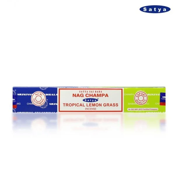 Satya Combo Incense Sticks – Nag Champa and Tropical Lemon Grass.jpg