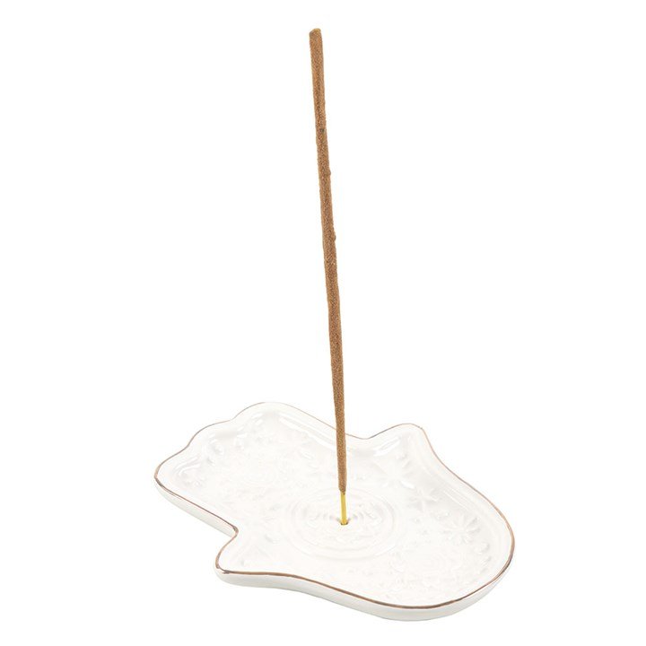 White Hand of Hamsa Incense Holder and Trinket Dish (example).jpg