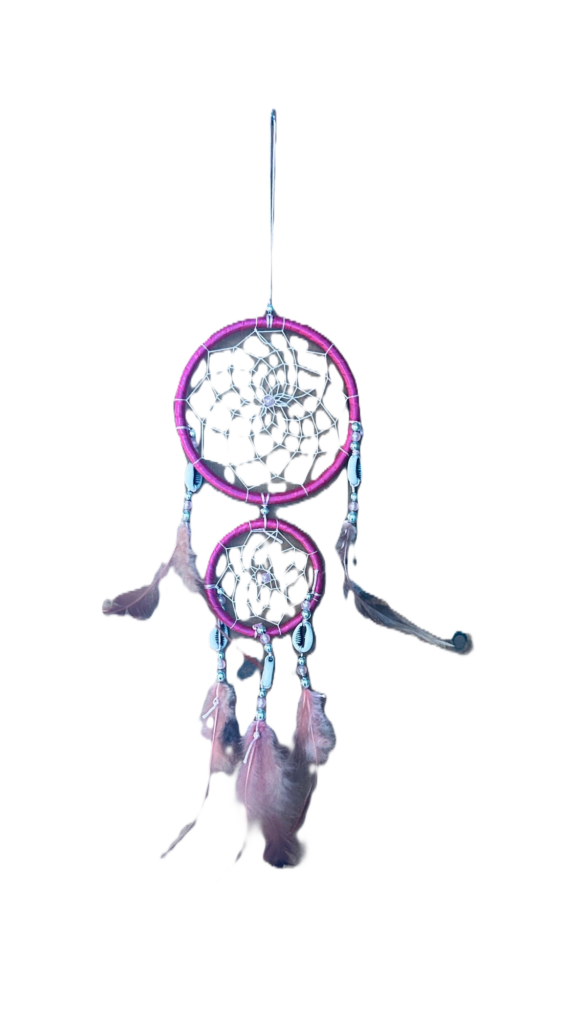 Dreamcatchers - Pink Feather (small)
