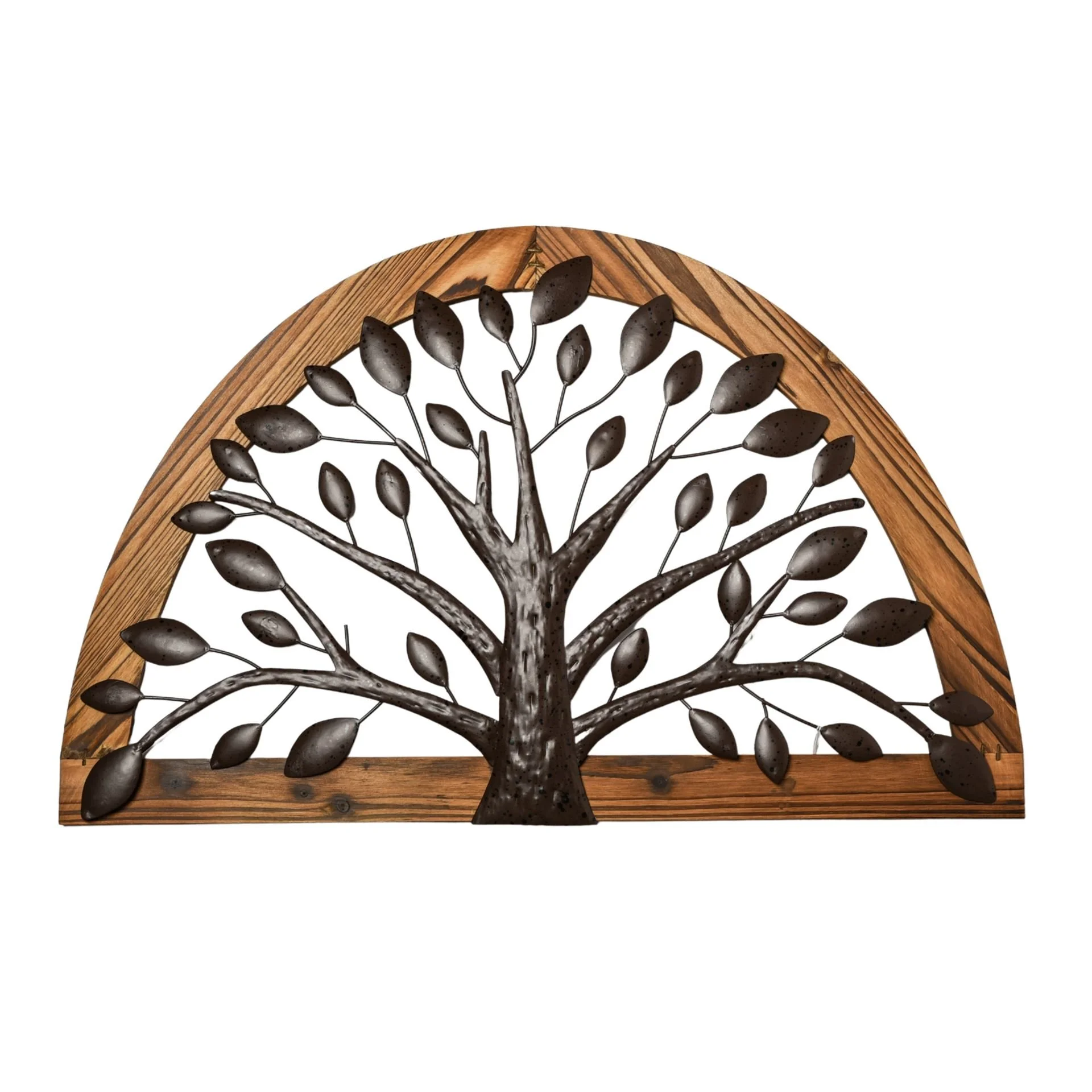 Metal Tree of Life Wooden Arch Wall Art