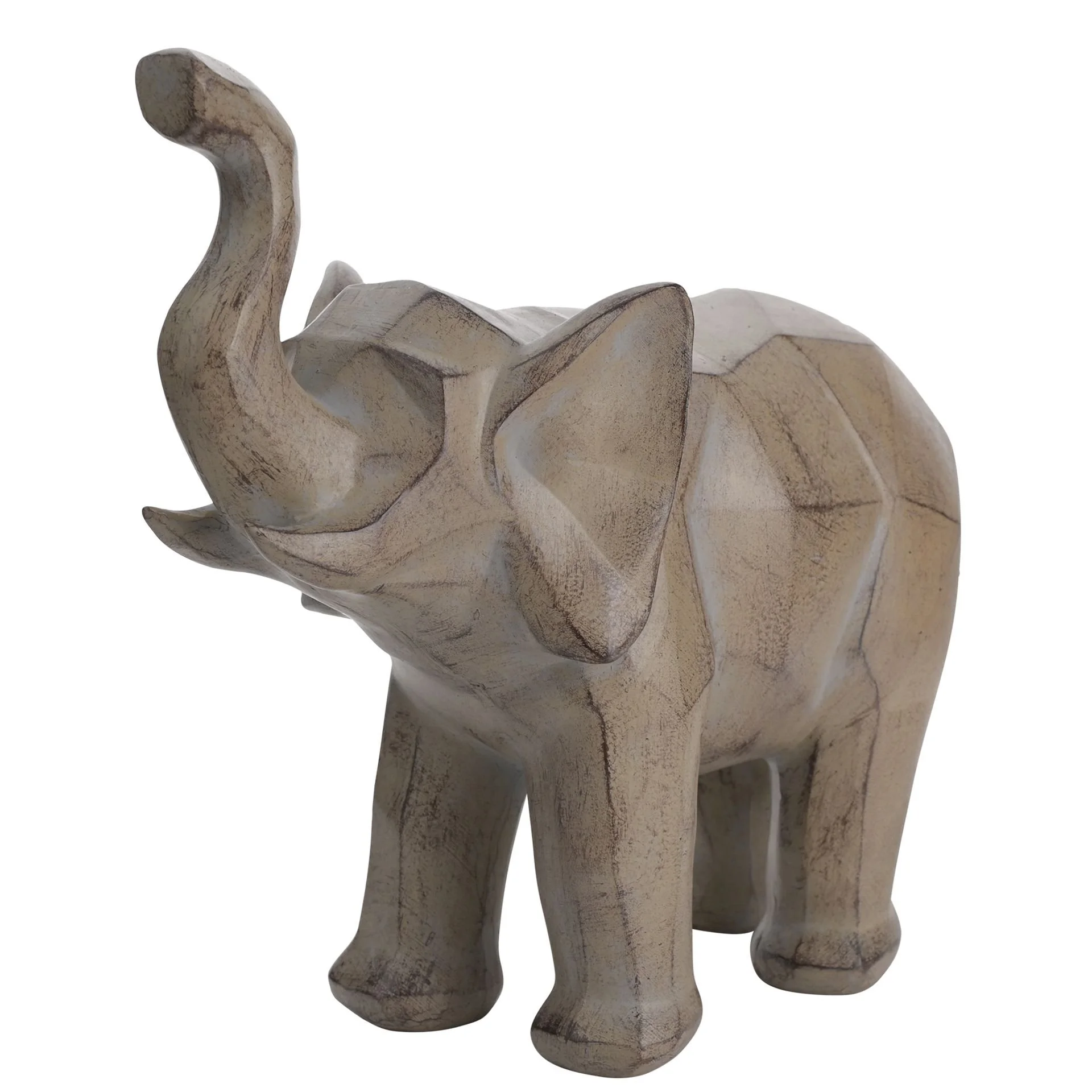 Naturecraft Geometric Playful Elephant Figurine