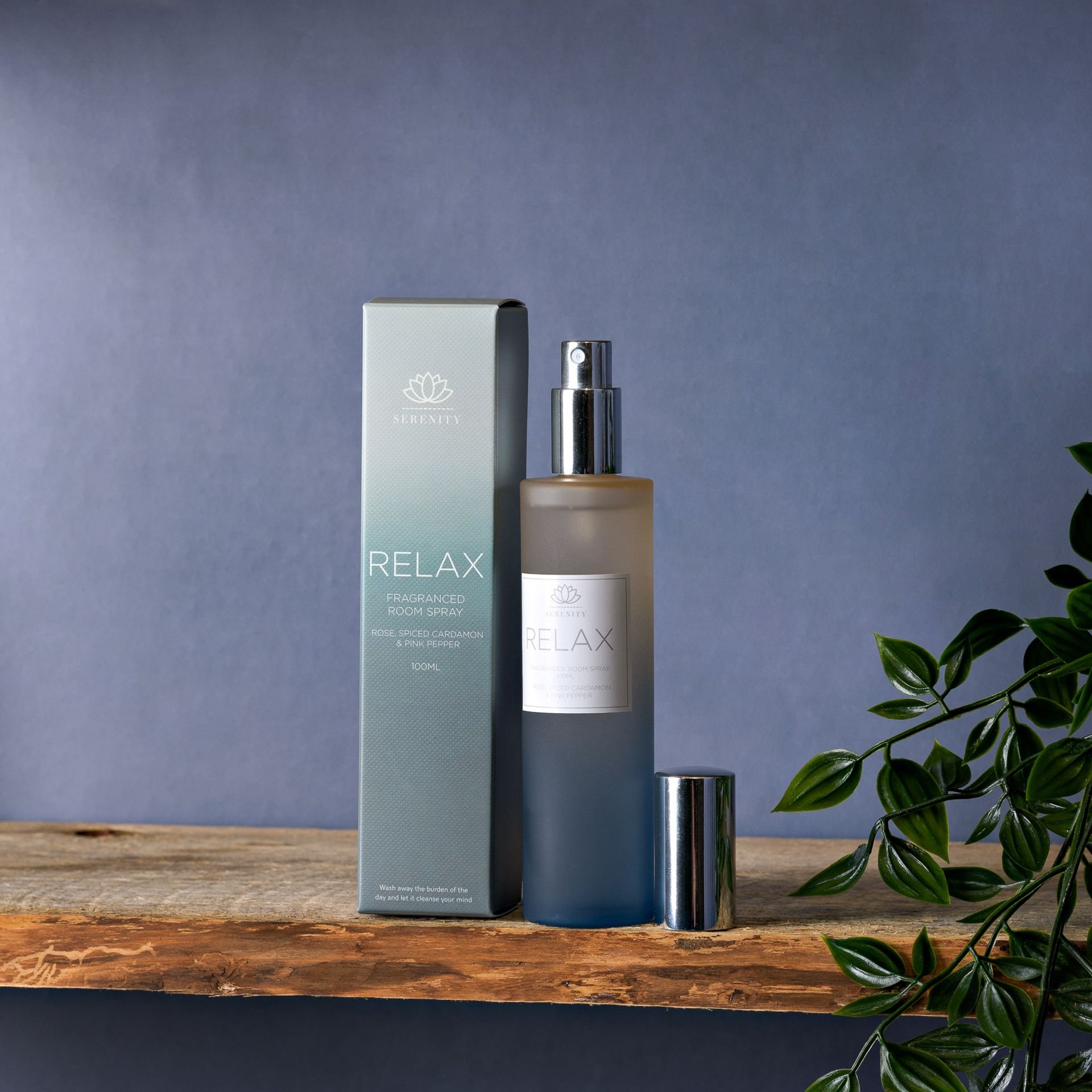 Serenity Relax Room Spray 100ml Rose, Spiced Cardamon & Pink Pepper