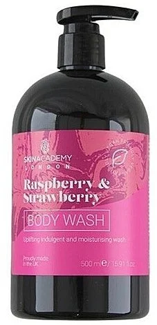 Skin Academy London - Body Wash - Raspberry & Strawberry (500ml)