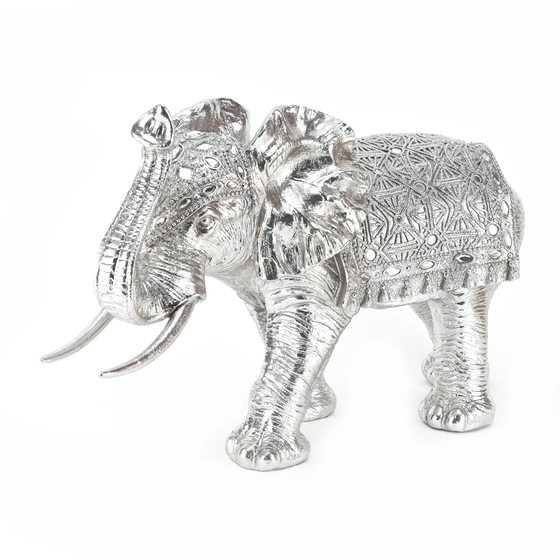 Standing Elephant Trunk Up 21"