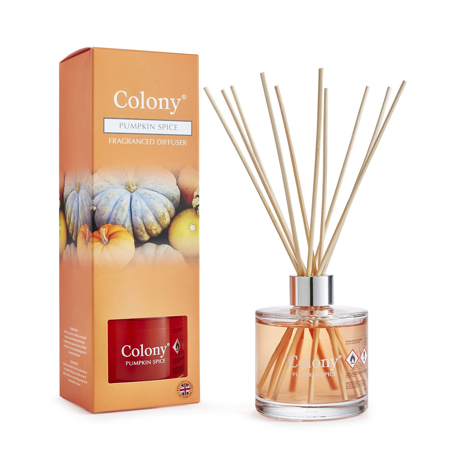 Wax Lyrical - Colony Everyday Range - 200ml Reed Diffuser Pumpkin Spice