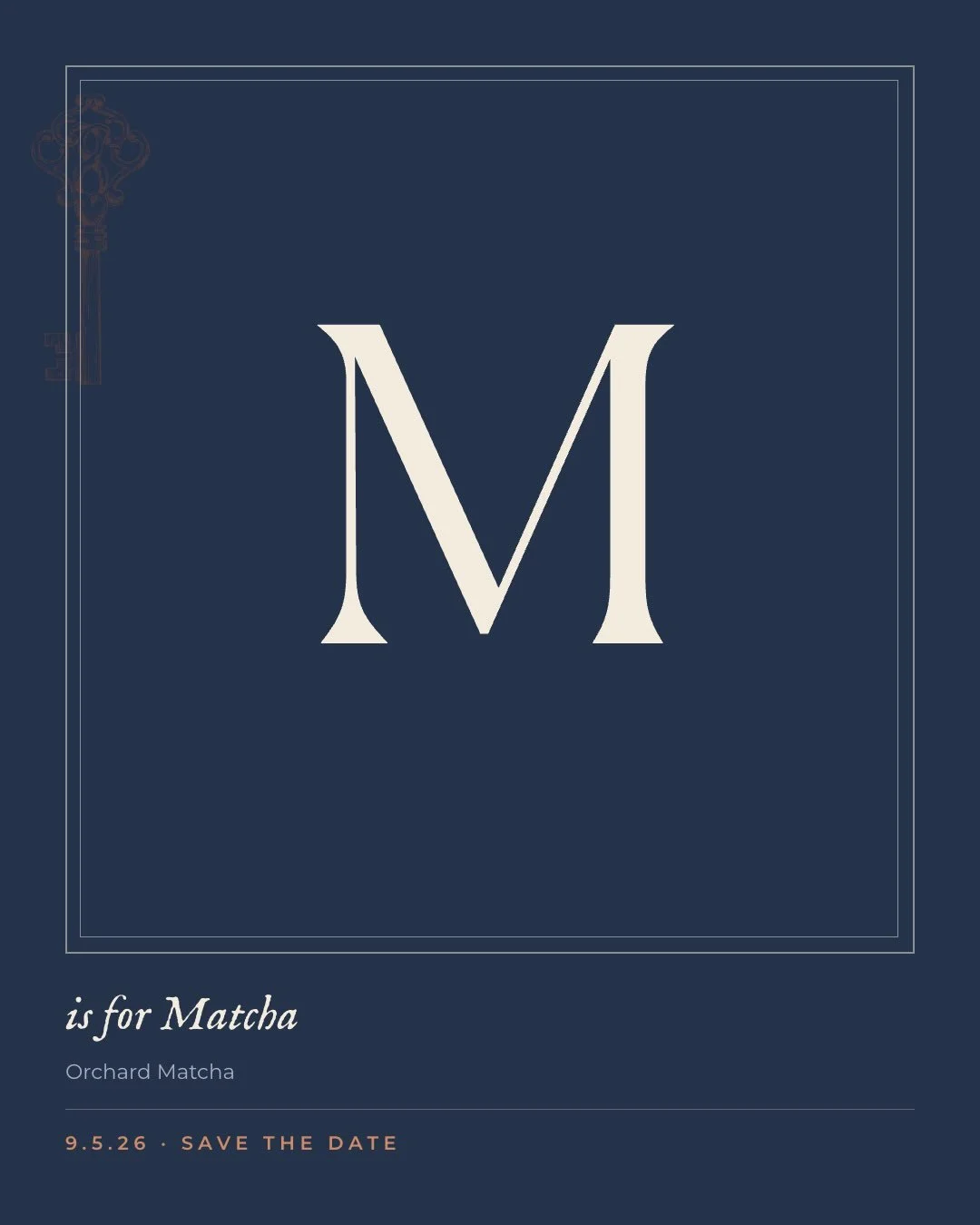 M is for the Orchard Matcha🍵 

A little like stepping into our very own secret garden 🪴&mdash; soft pear, earthy matcha and your milk of choice, topped with a cloud of cardamom vanilla cold foam. 

It tastes like running through an orchard as the l