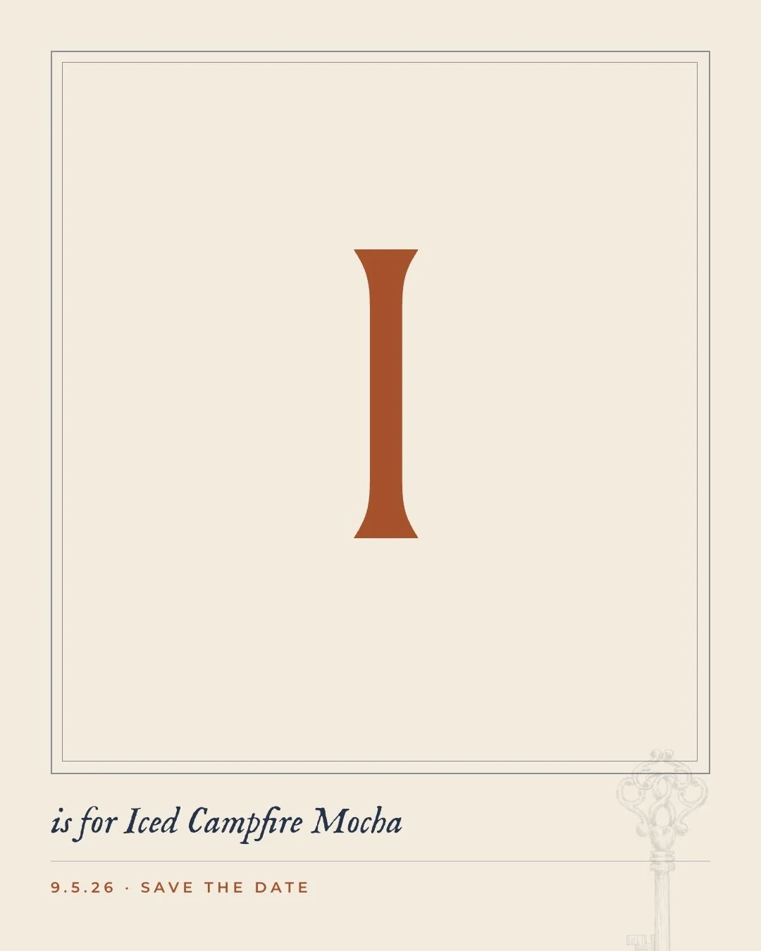 Three letters in now, and we can feel you all trying to work it out 🫶

I is for the Iced Campfire Mocha, which has all the cosy of a fire with none of the smoke in your hair. 🤭

It tastes like the first properly good morning of autum. Have you got 