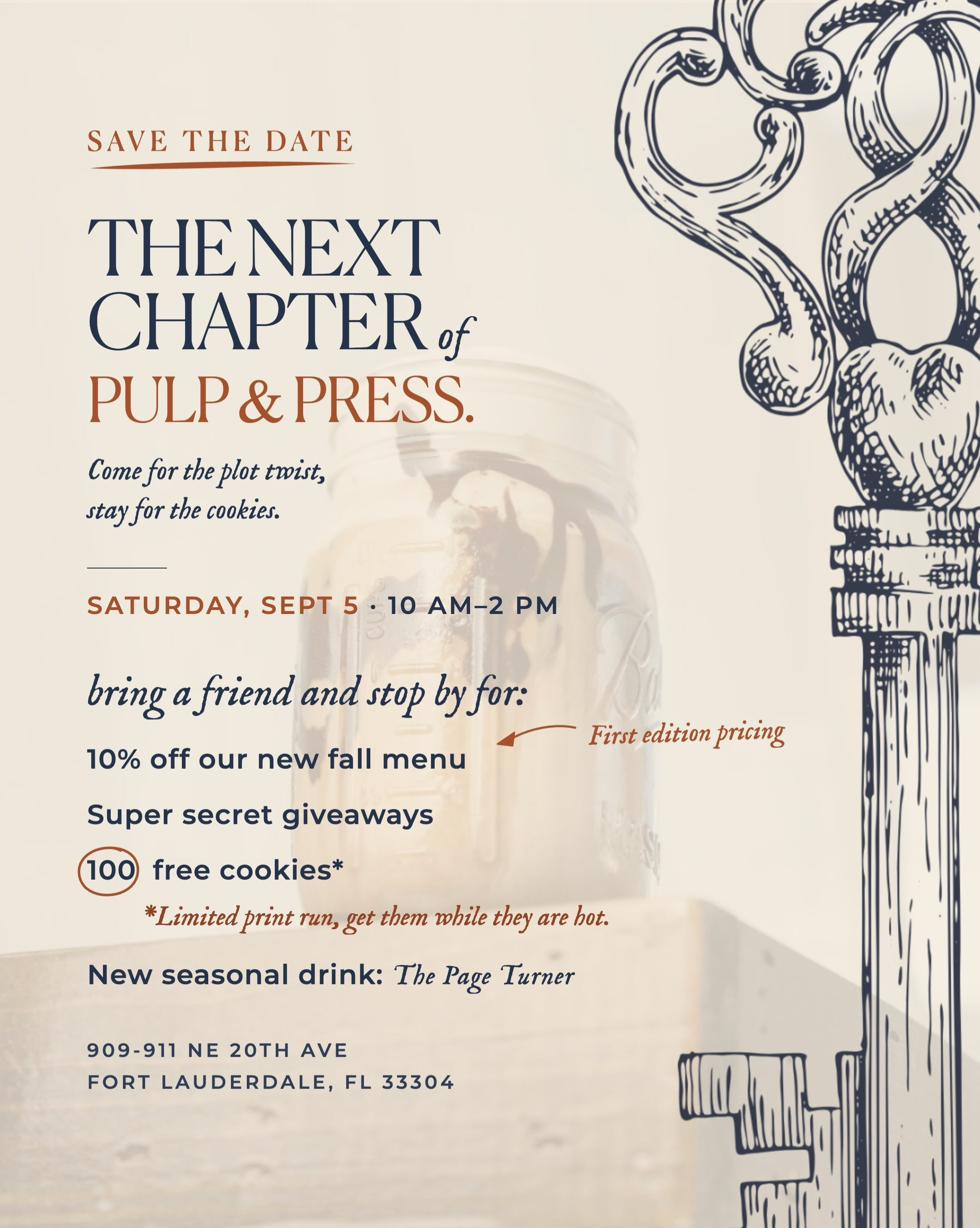 Pulp &amp; Press is turning the page📖

Since February, you&rsquo;ve wandered in here and made the place your own, and we can&rsquo;t tell you how much that&rsquo;s meant to us🧡. Now we&rsquo;re starting our next chapter. 

A new name. A new look. A