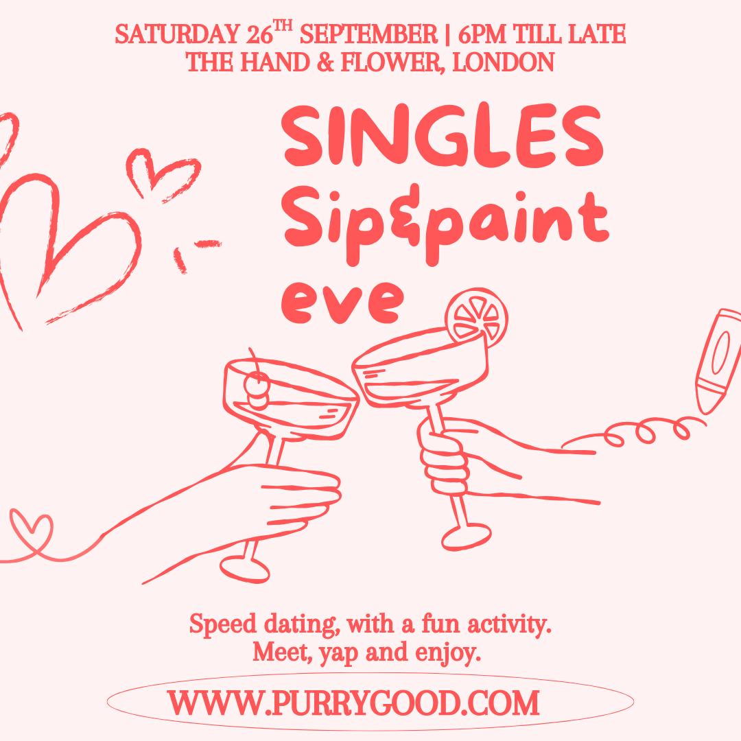 Singles Sip & Paint  |  Saturday 26th Sep | 6PM | (25-35)