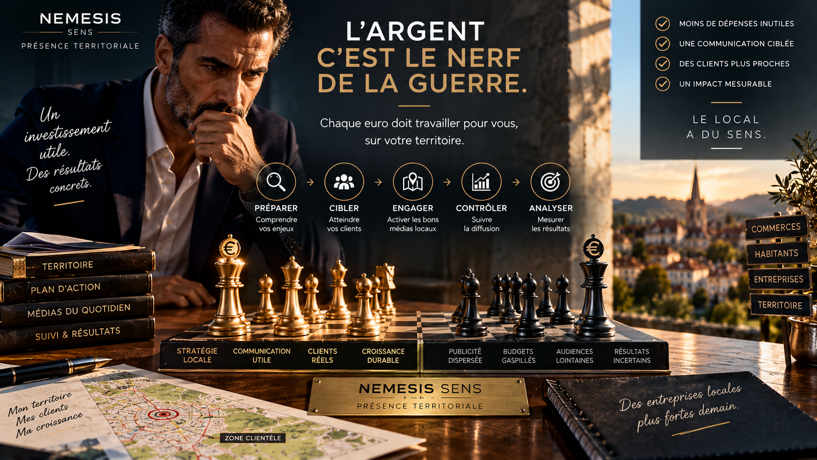 Nemesis Sens propose que des statégies pour obtenir les meilleurs résultats