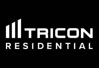 Tricon Residential logo with three vertical bars and the company name underneath.
