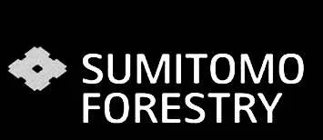 Sumitomo Forestry logo with a black background