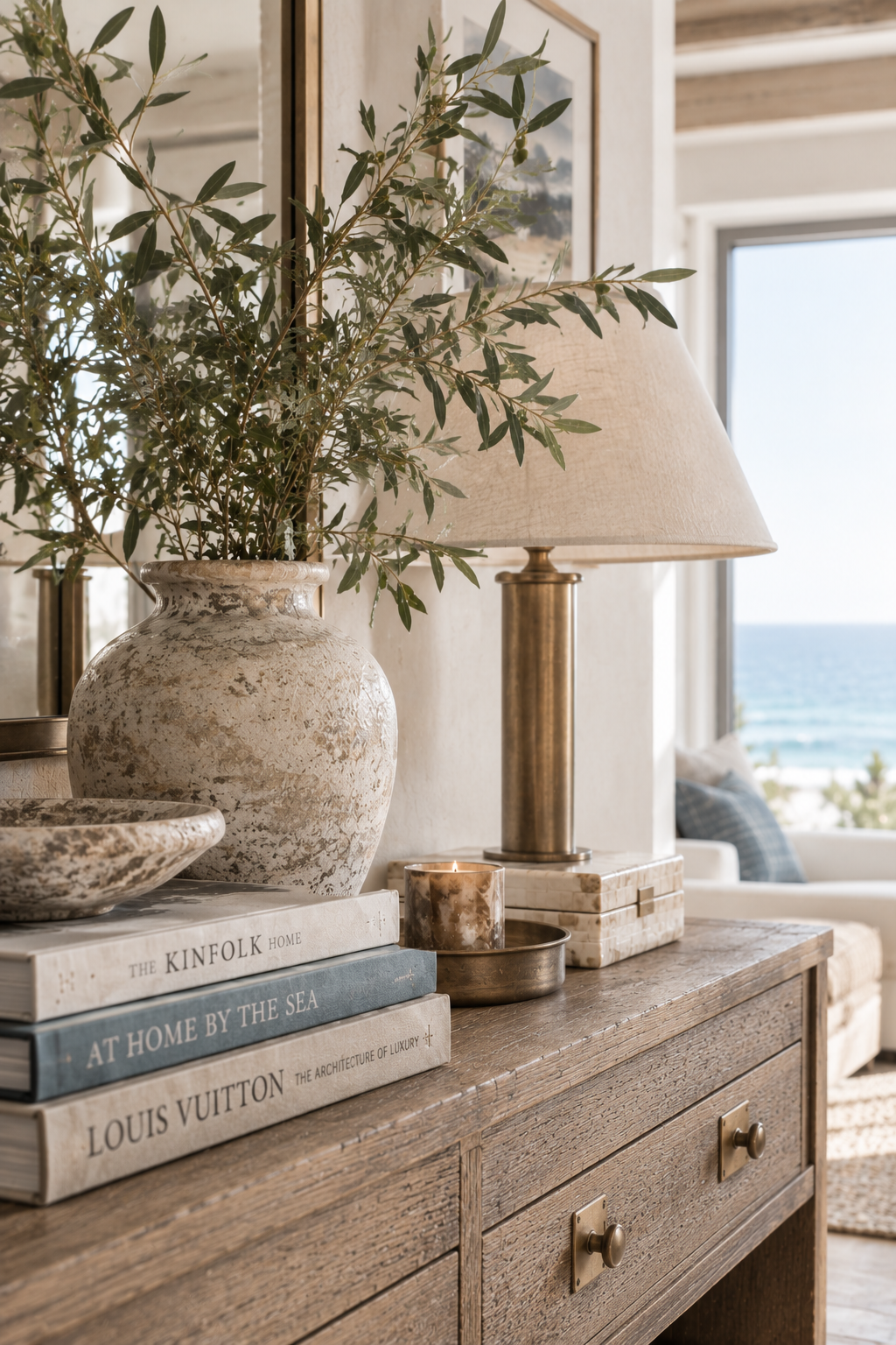 Interior Designer in Laguna Beach Beach Cottage Entryway