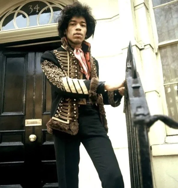 Jimi Hendrix at Ringo Starr's House