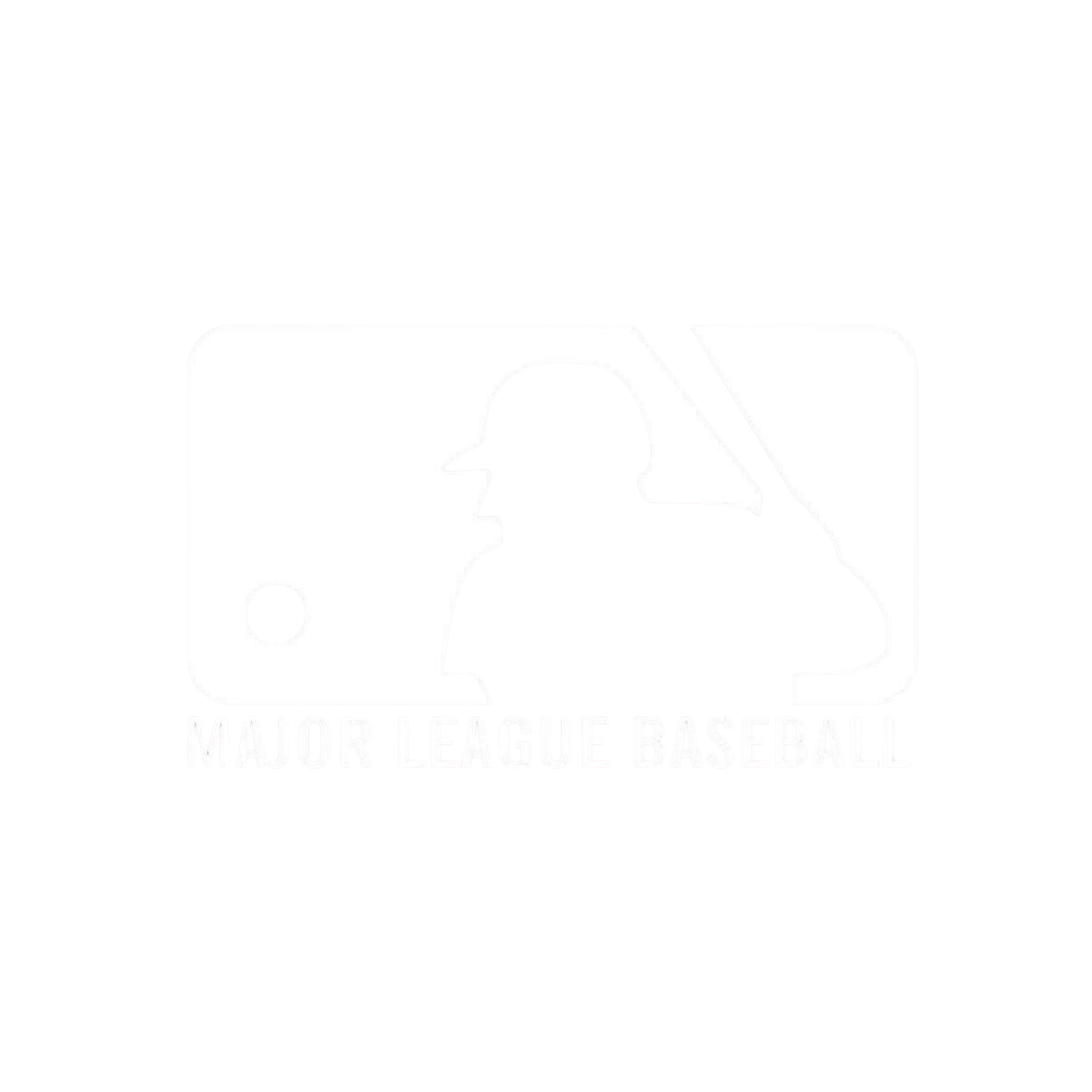 Major League Baseball logo featuring a silhouette of a baseball batter with the text 'Major League Baseball' underneath.