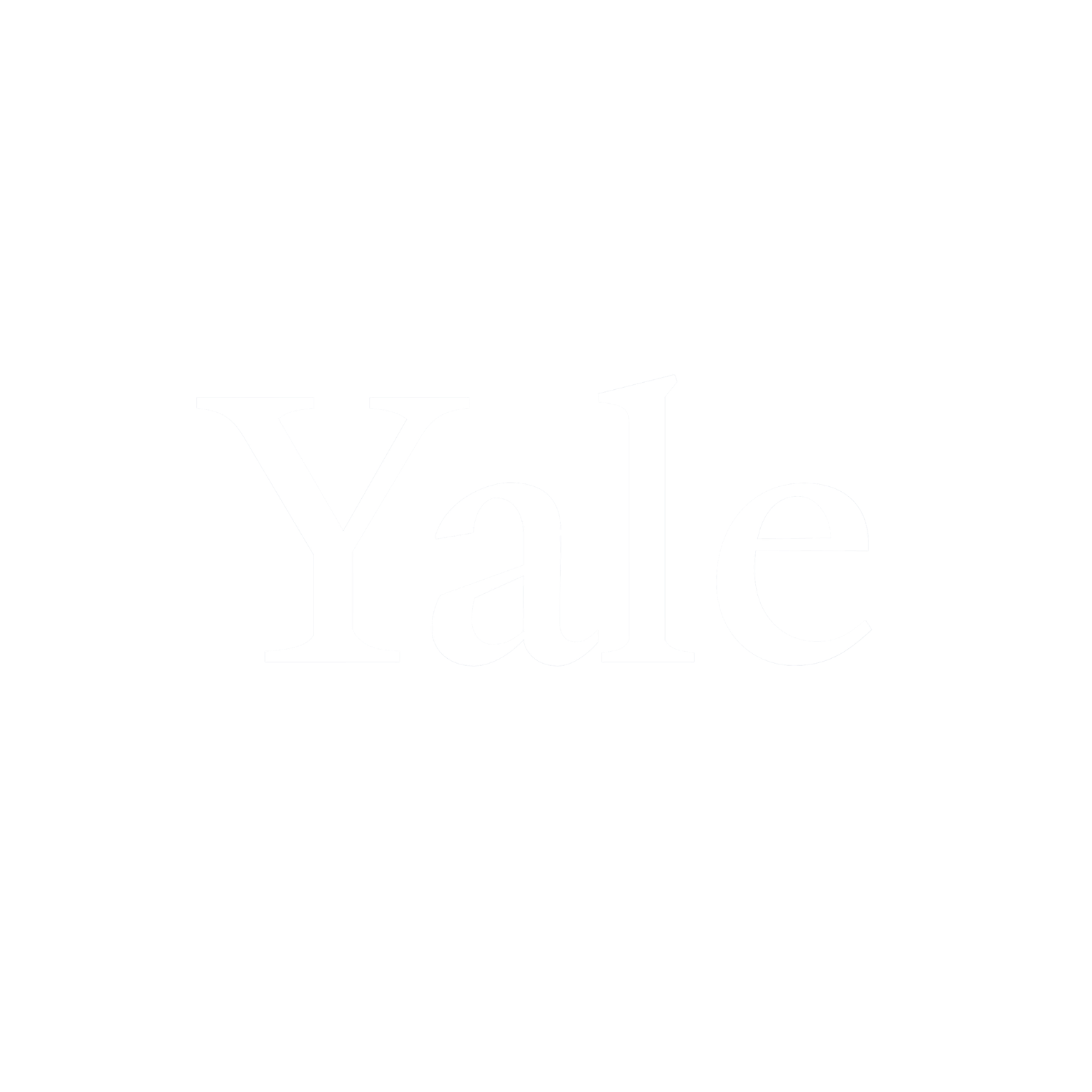 The Yale logo with the word "Yale" in white text on a black background.