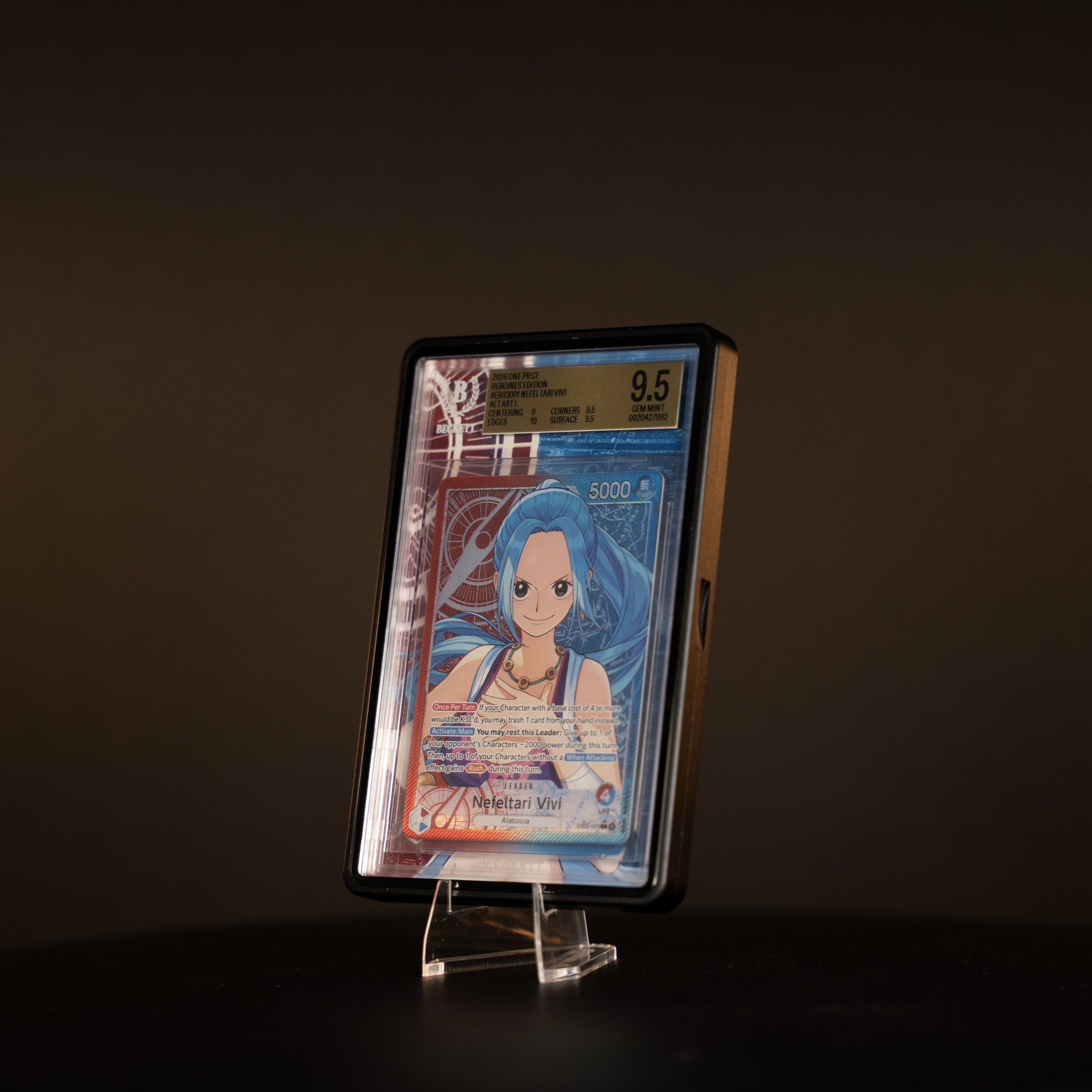 Nefeltari Vivi EB03-001 Leader Alternate Art (Parallel) Graded BGS 9.5 Gem Mint