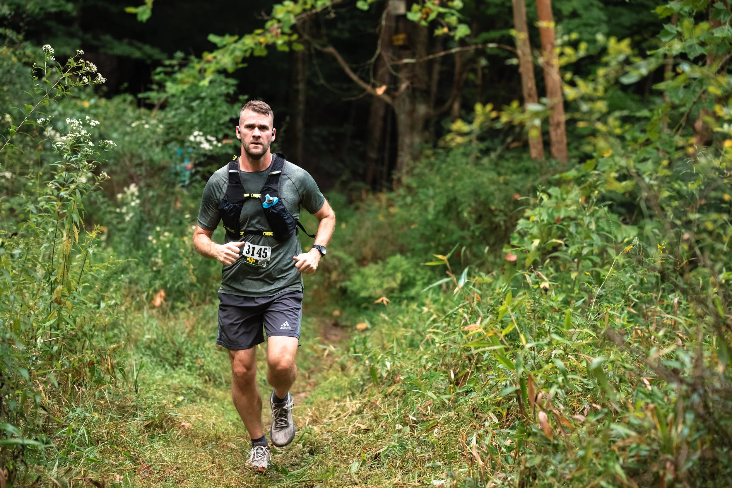 Dan during a trail race