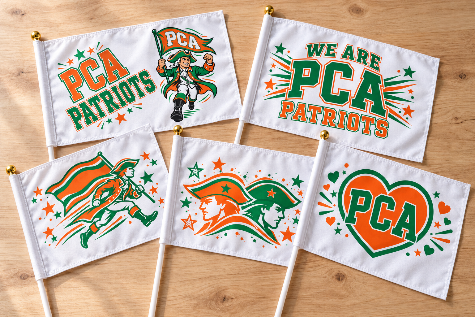 PCA Waving Spirit Flag