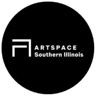 Black circular logo with white text reading 'ARTSPACE Southern Illinois' and a stylized 'A' symbol.
