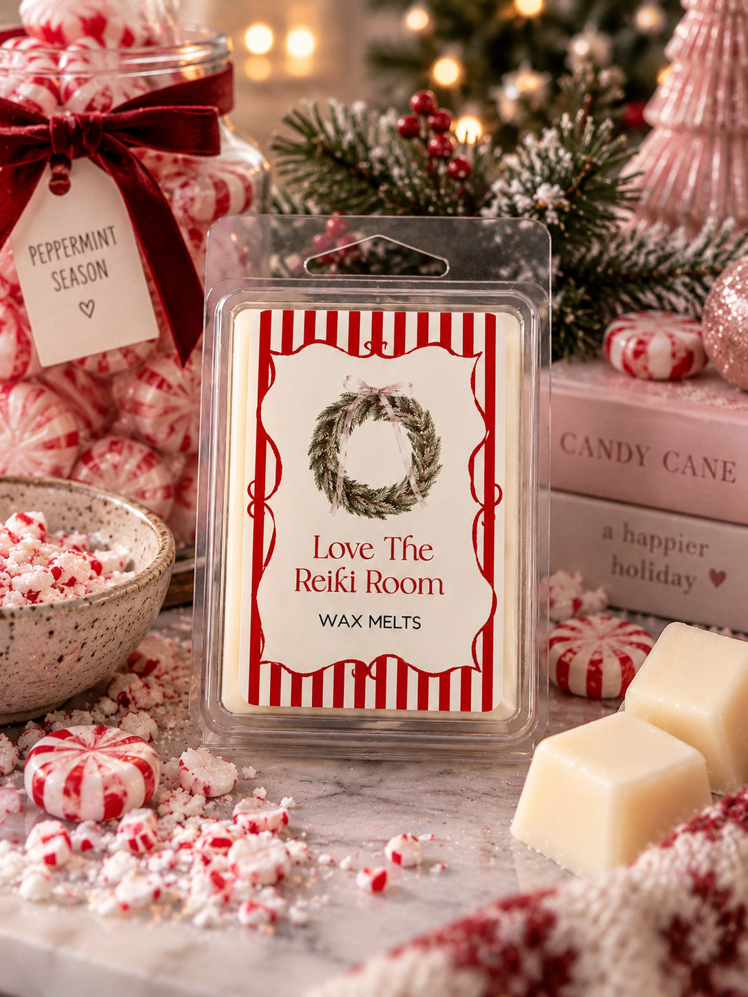 Pink Peppermint Soy Wax Melts