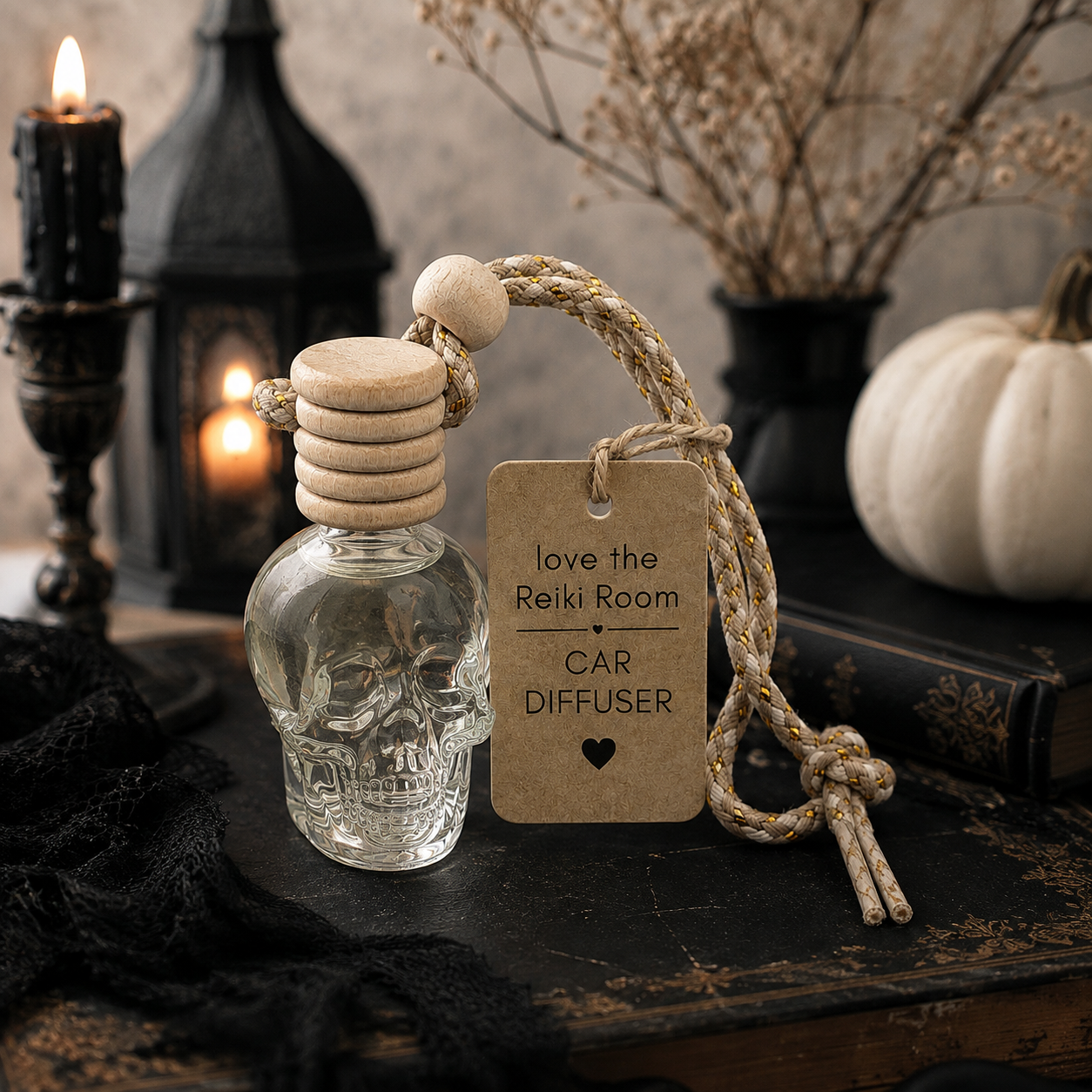Skeleton Car Diffuser • 10 mL • Choose your scent