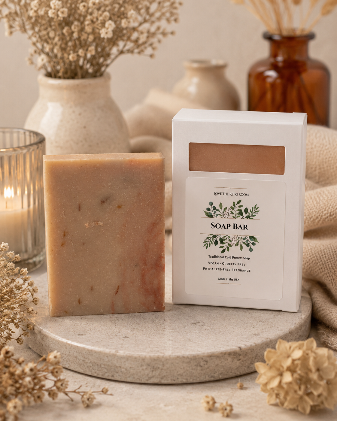 Tobacco Flower • Artisan Soap • Cold Process • Vegan