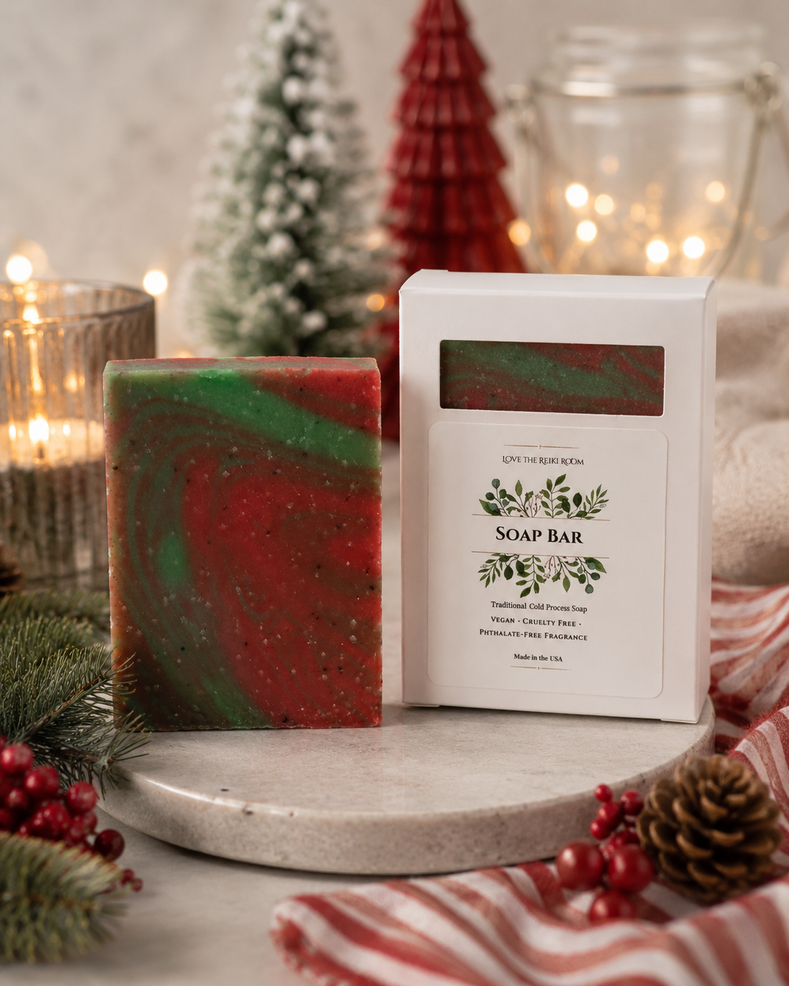 Holiday Cheer • Artisan Soap • Cold Process • Vegan
