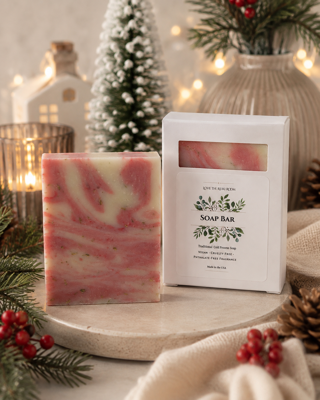 Merry Mistletoe • Artisan Soap • Cold Process • Vegan