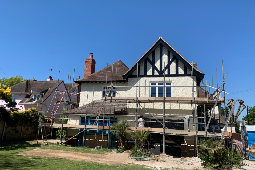 Re-roof of original tuckers plain clay tiles