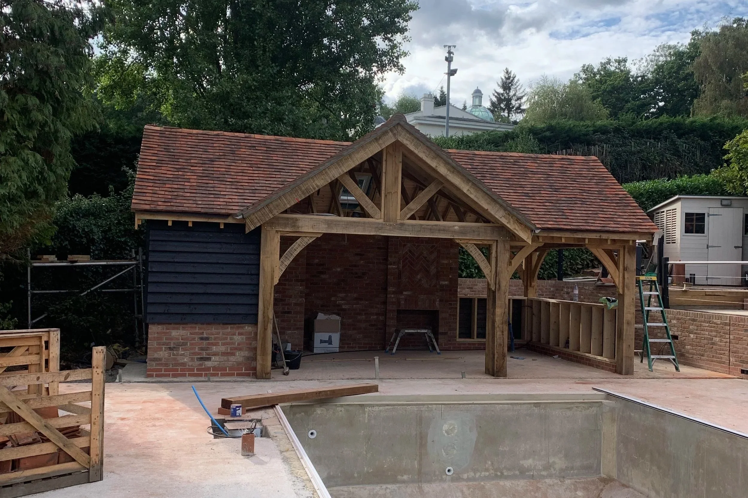 pool roof