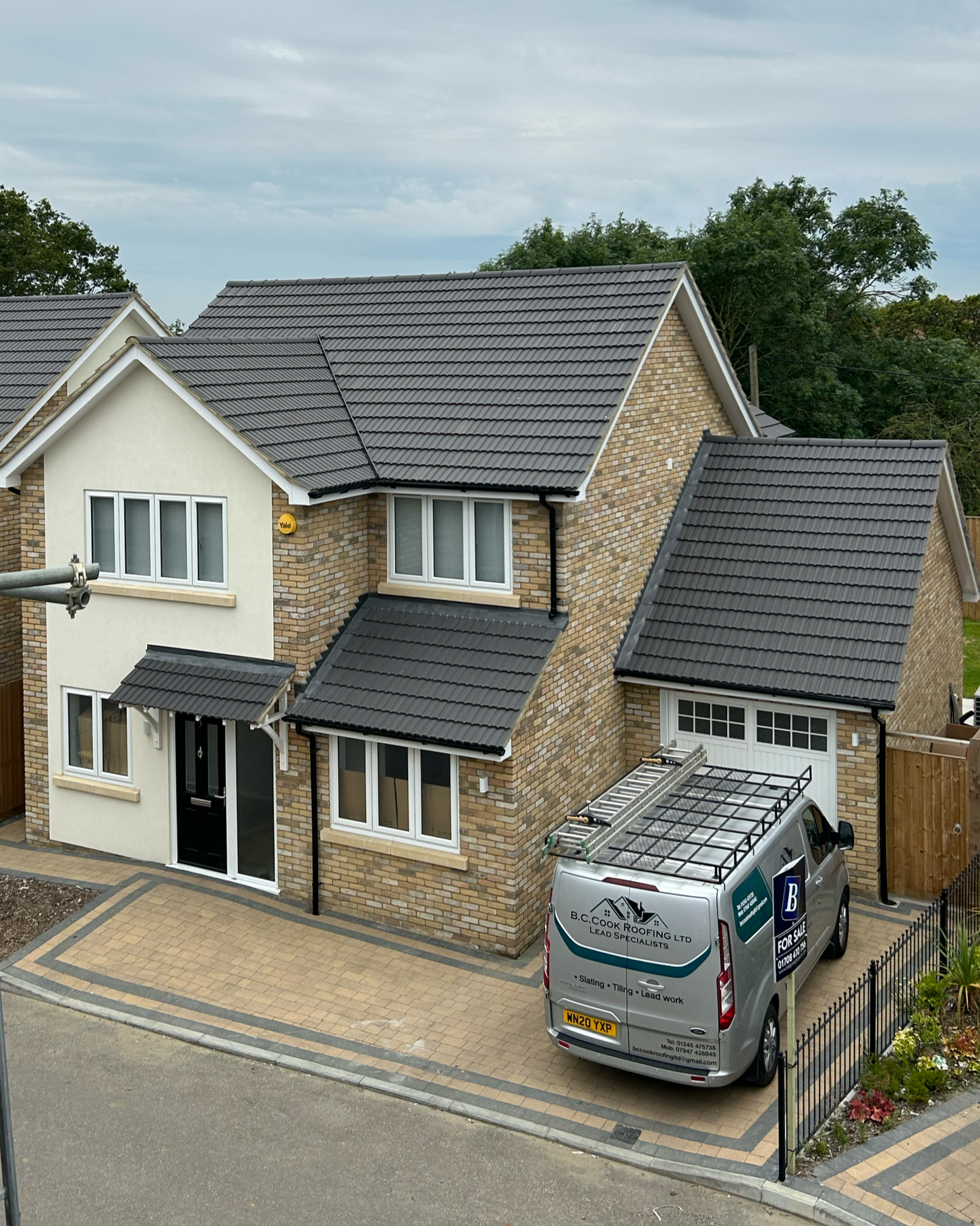 Marley ludlow tiles in slate grey