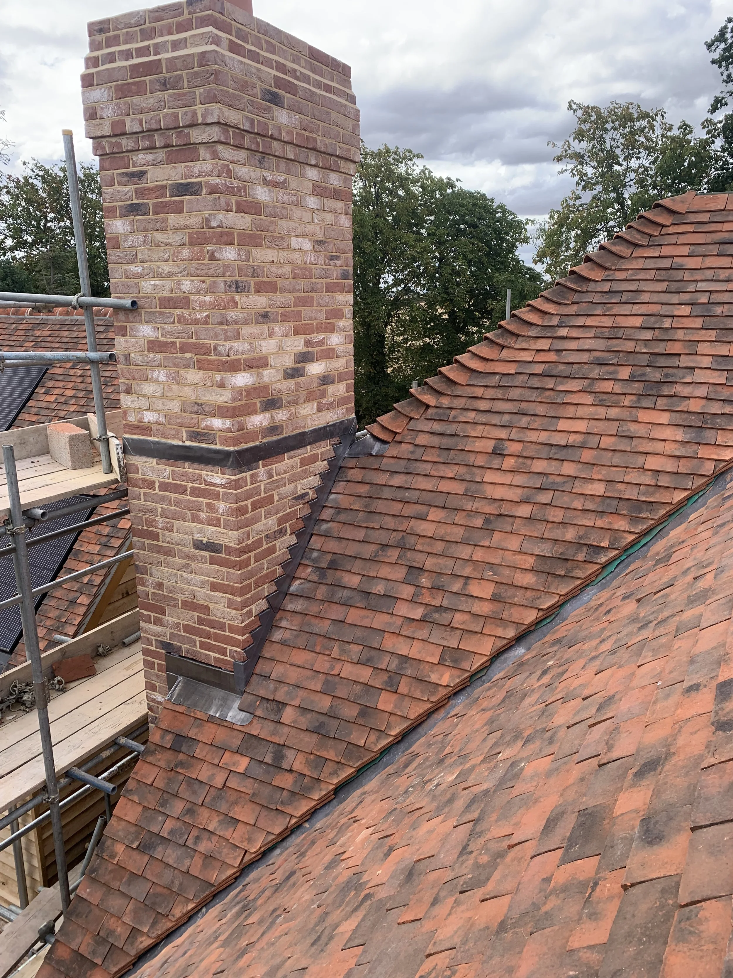 chimney flashing with lead DPC