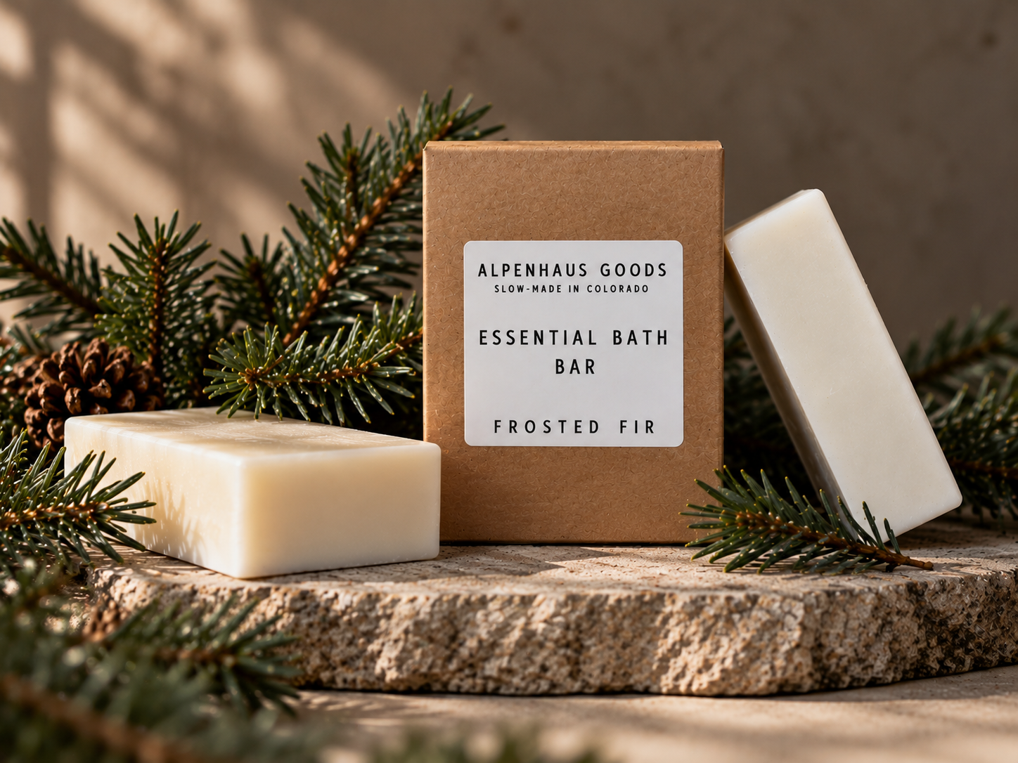 Frosted Fir Essential Bath Bar | 5.5oz