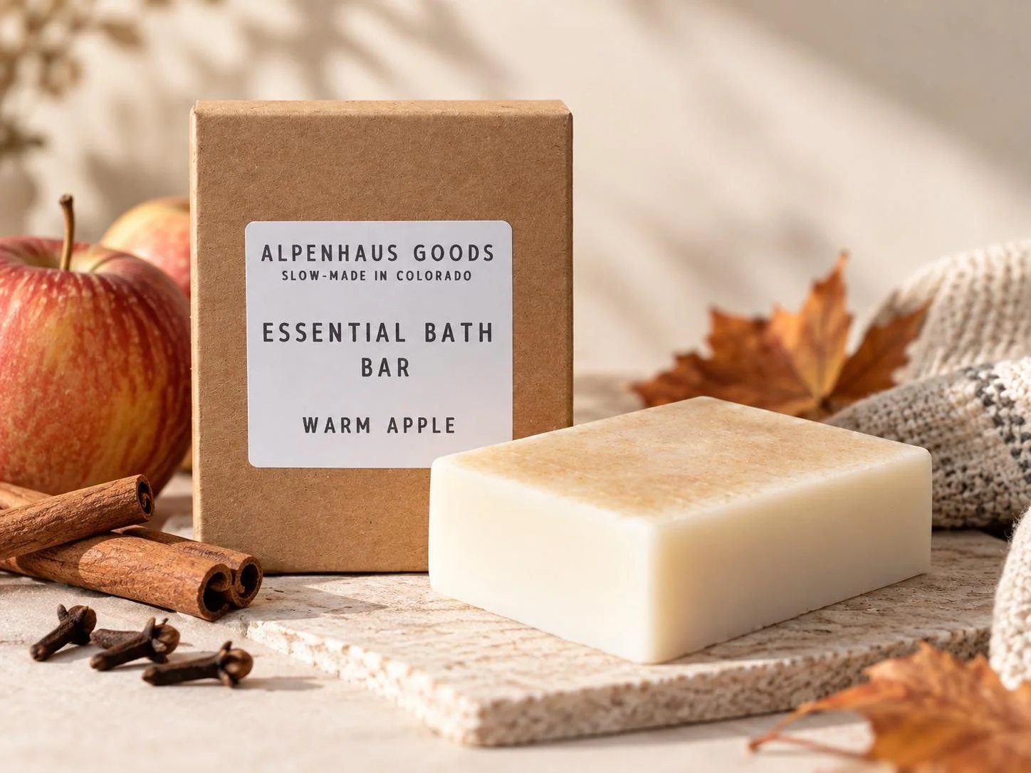 Warm Apple Essential Bath Bar | 5oz