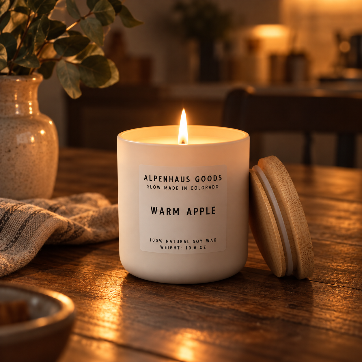 Warm Apple Soy Candle | 10.6 oz