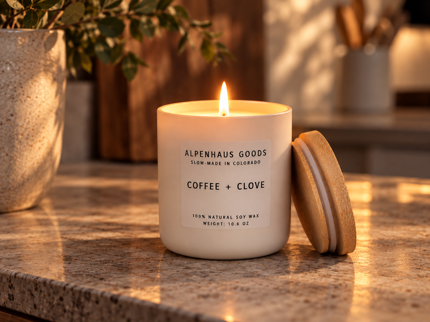 Coffee + Clove Soy Candle | 10.6 oz