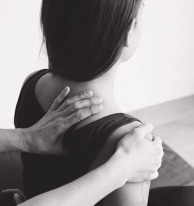 Hands-on treatment for shoulder and neck pain.