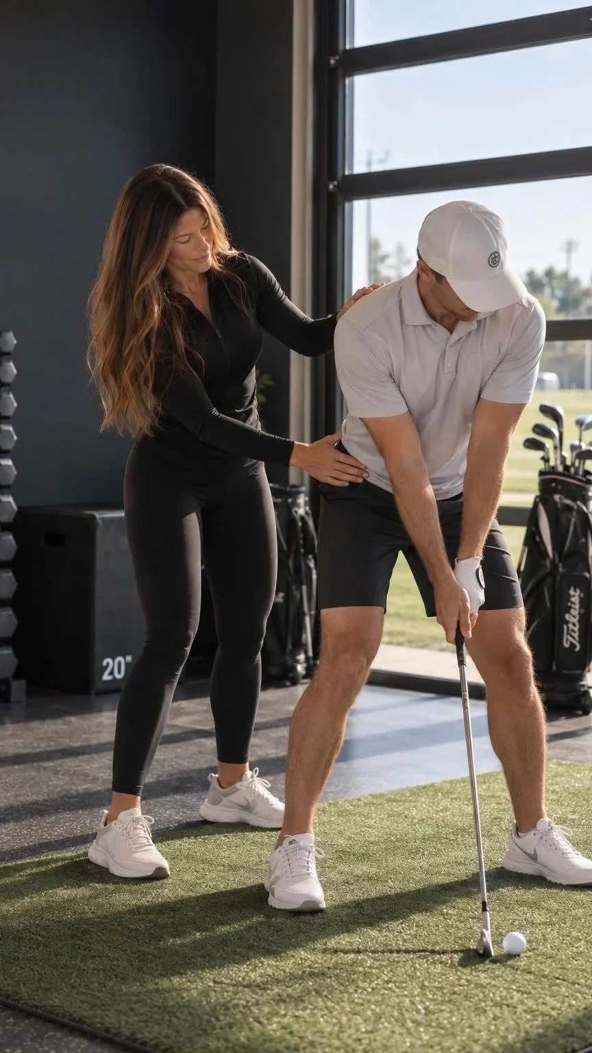 TPI golf performance movement assessment with Sam C. Jeffries.