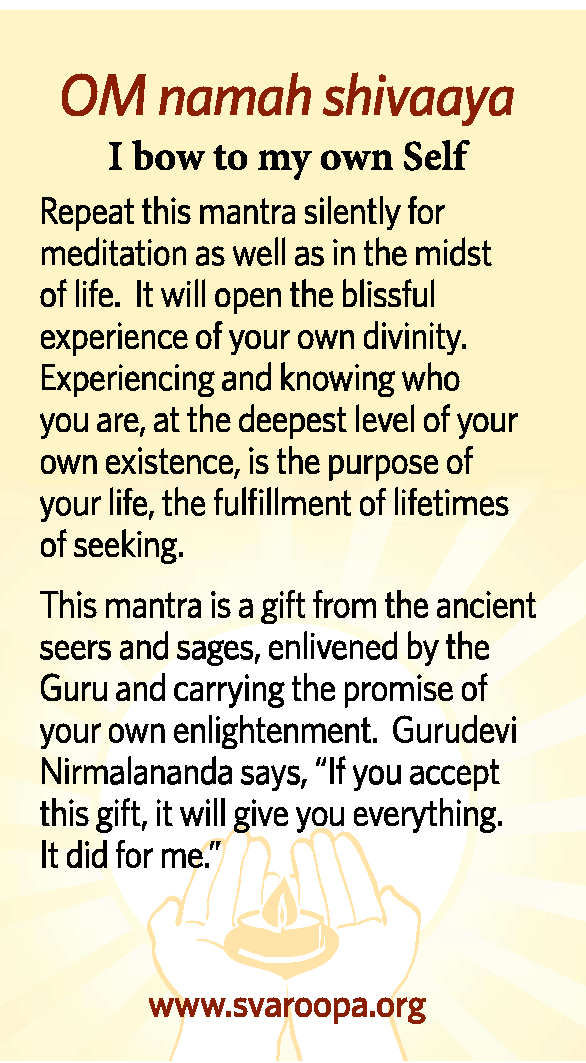 Mantra Card