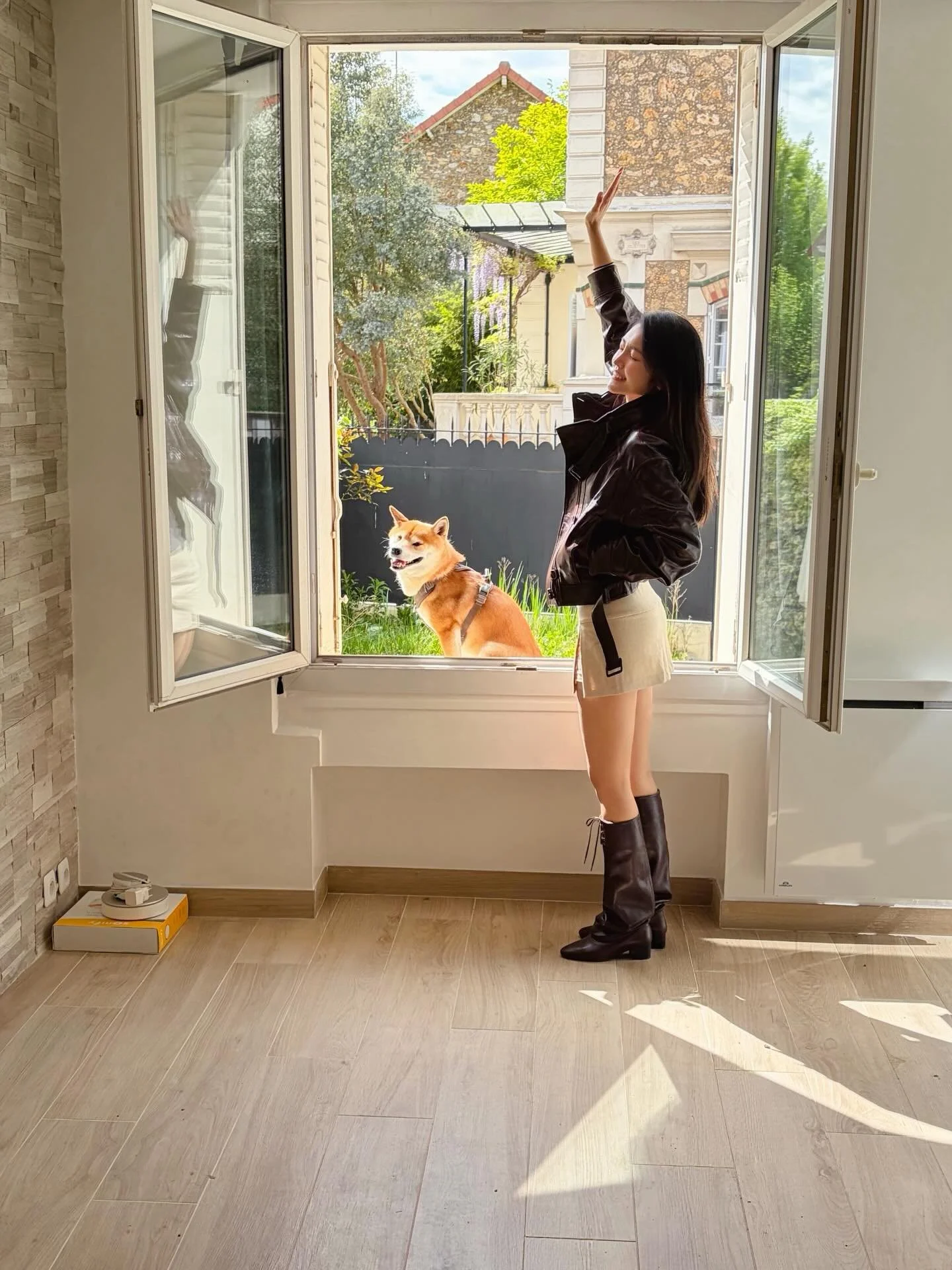 Aujourd&rsquo;hui, on commence les travaux 👷
H&acirc;te, h&acirc;te, h&acirc;te 🤍

#pilates #pilatesstudio #travaux #wellness #doglife